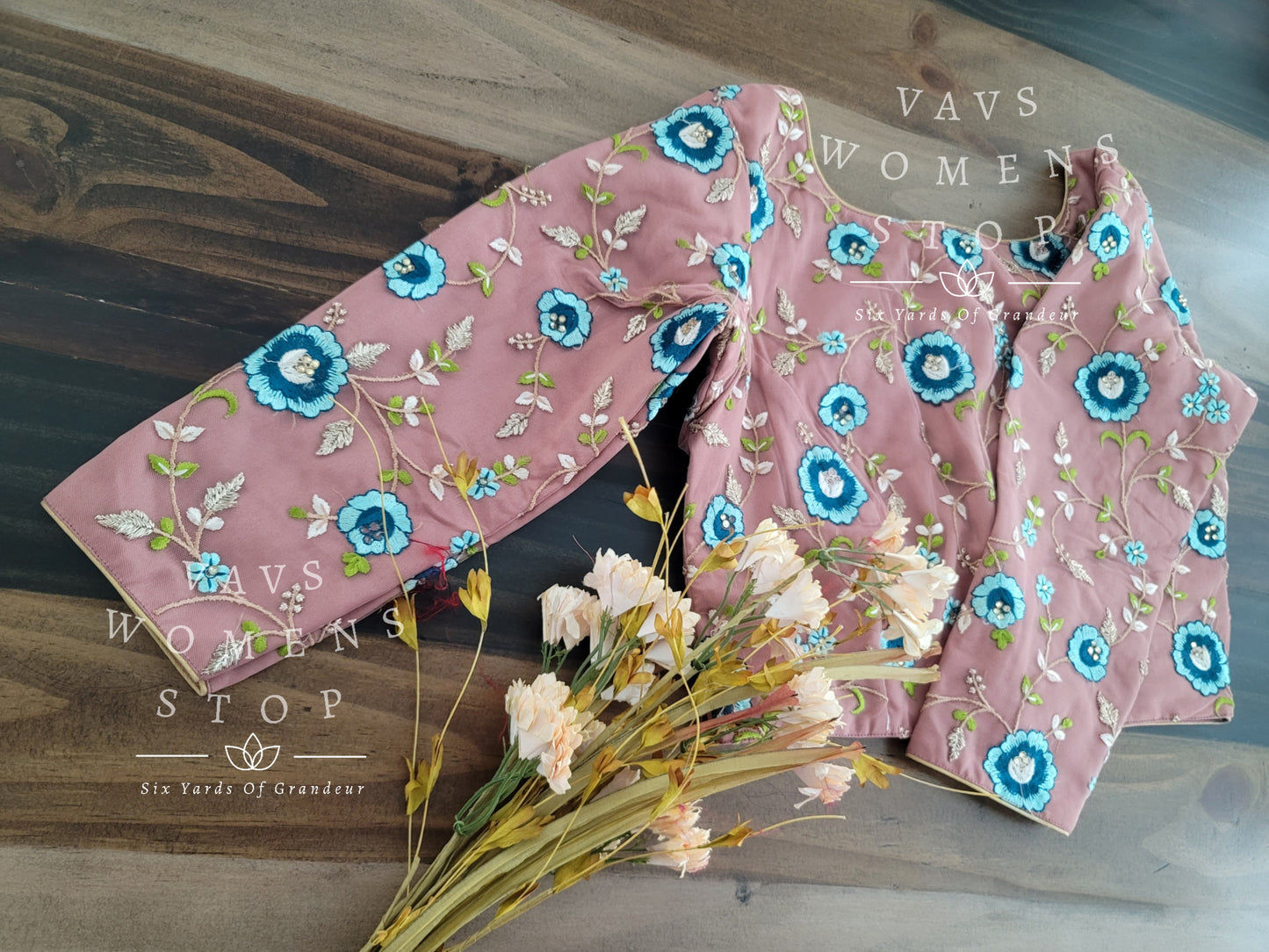 Net Embroidered Designer Blouse