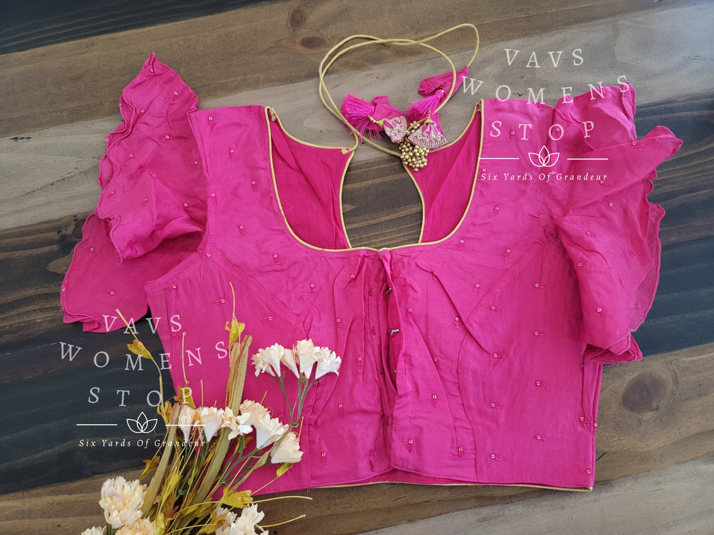 Ruffle Sleeves Blouse