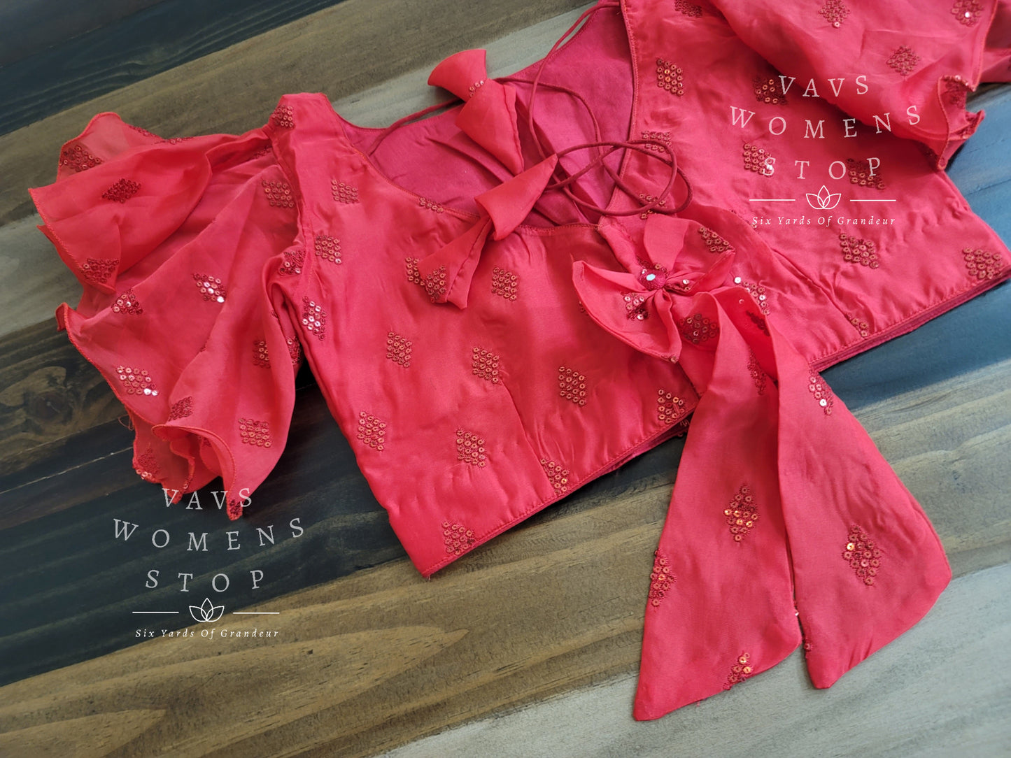 Ruffle Sleeves Blouse