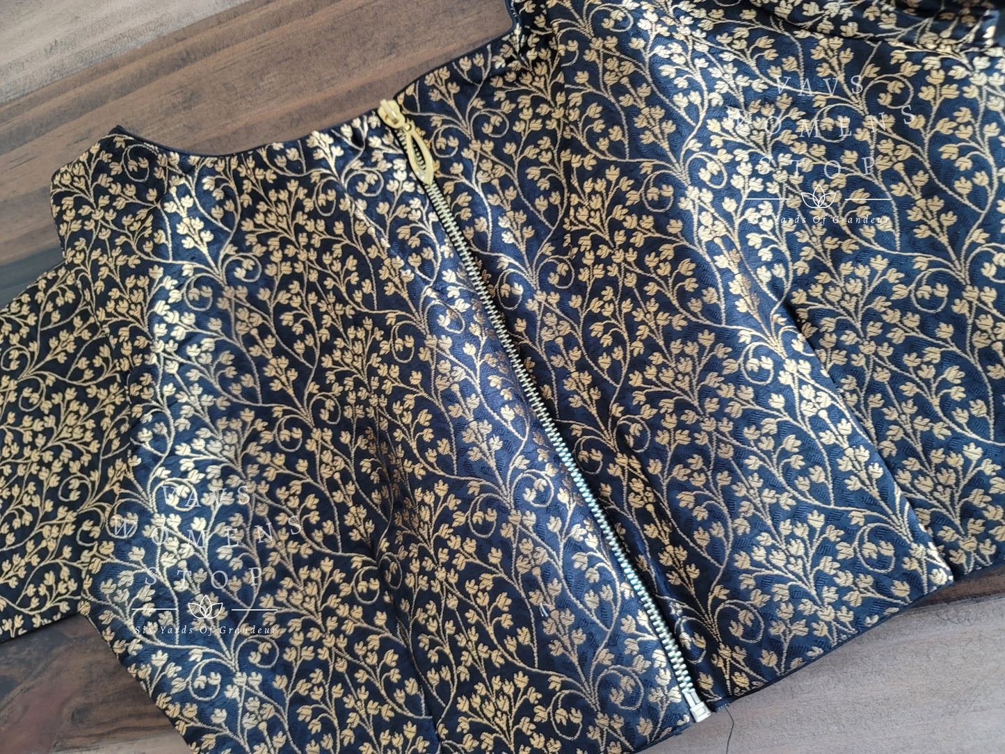 Black Benarasi Blouse