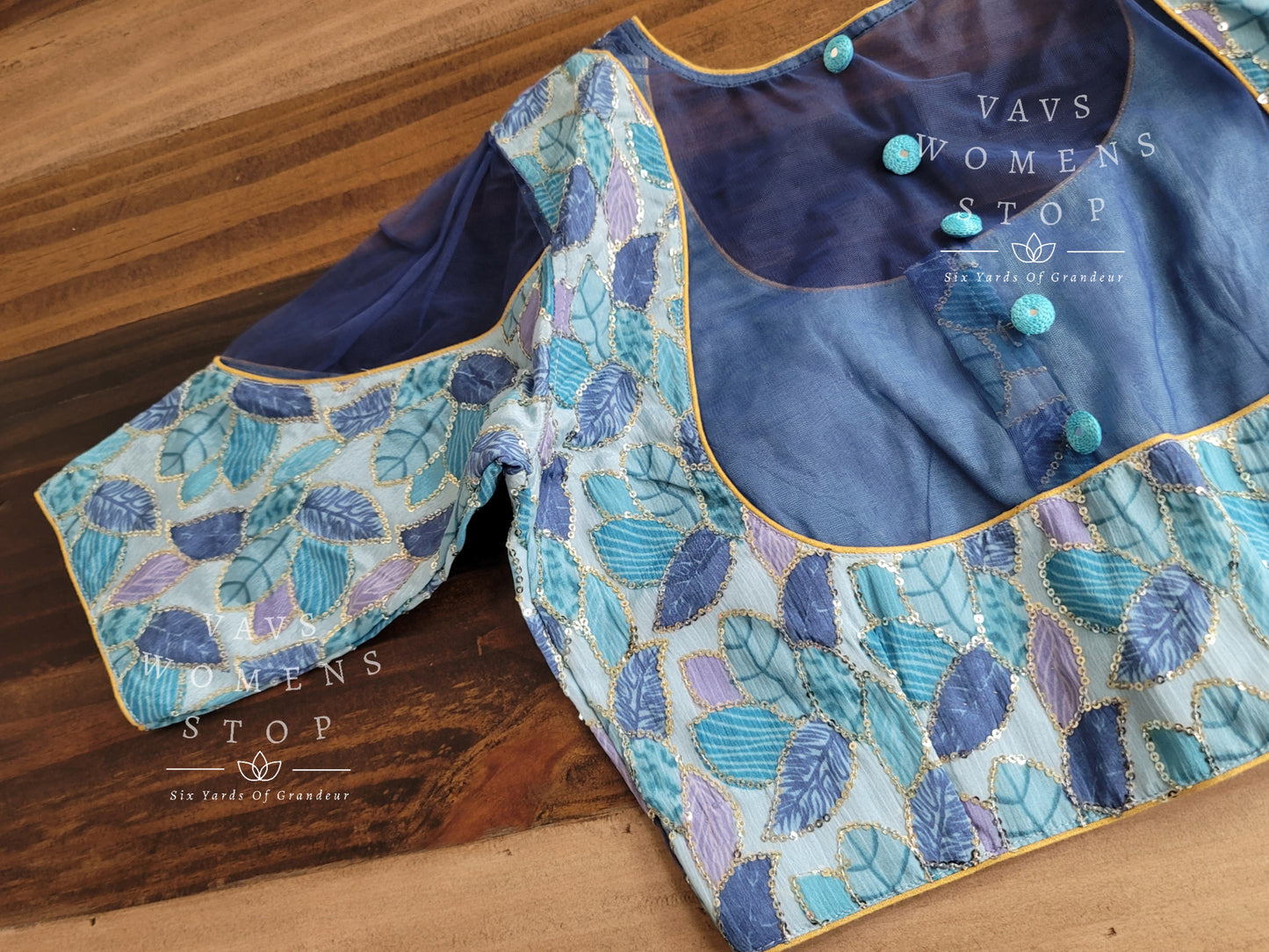 Chinon Chiffon Sequins Blouse