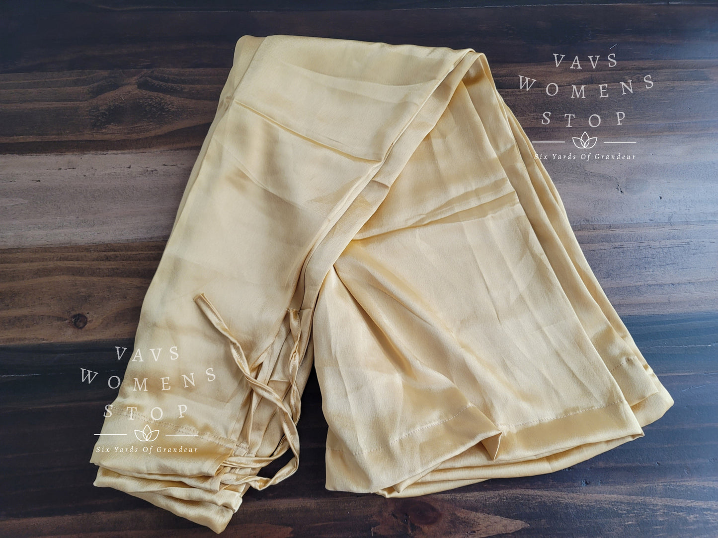 Gold Color Satin Petticoat