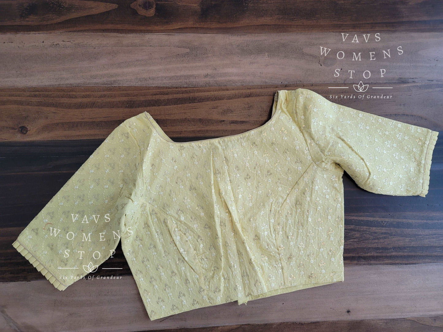 Cotton Chikankari Blouse