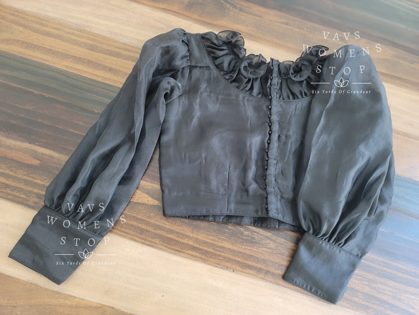 Designer Organza Silk Blouse