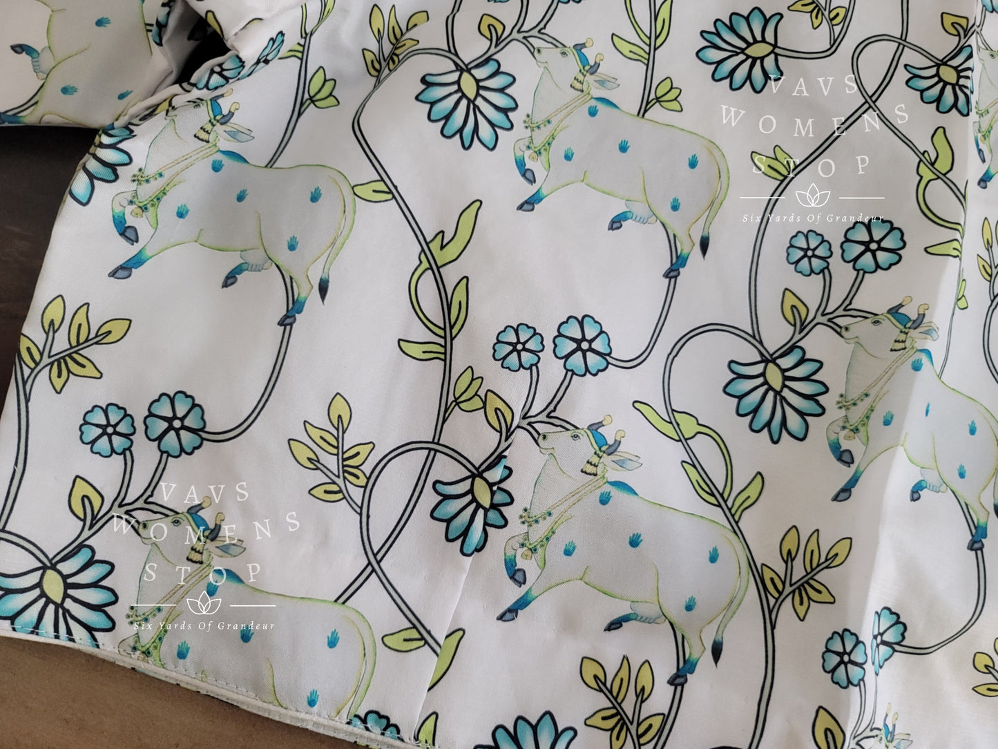 Tussar Rawsilk Kalamkari Blouse