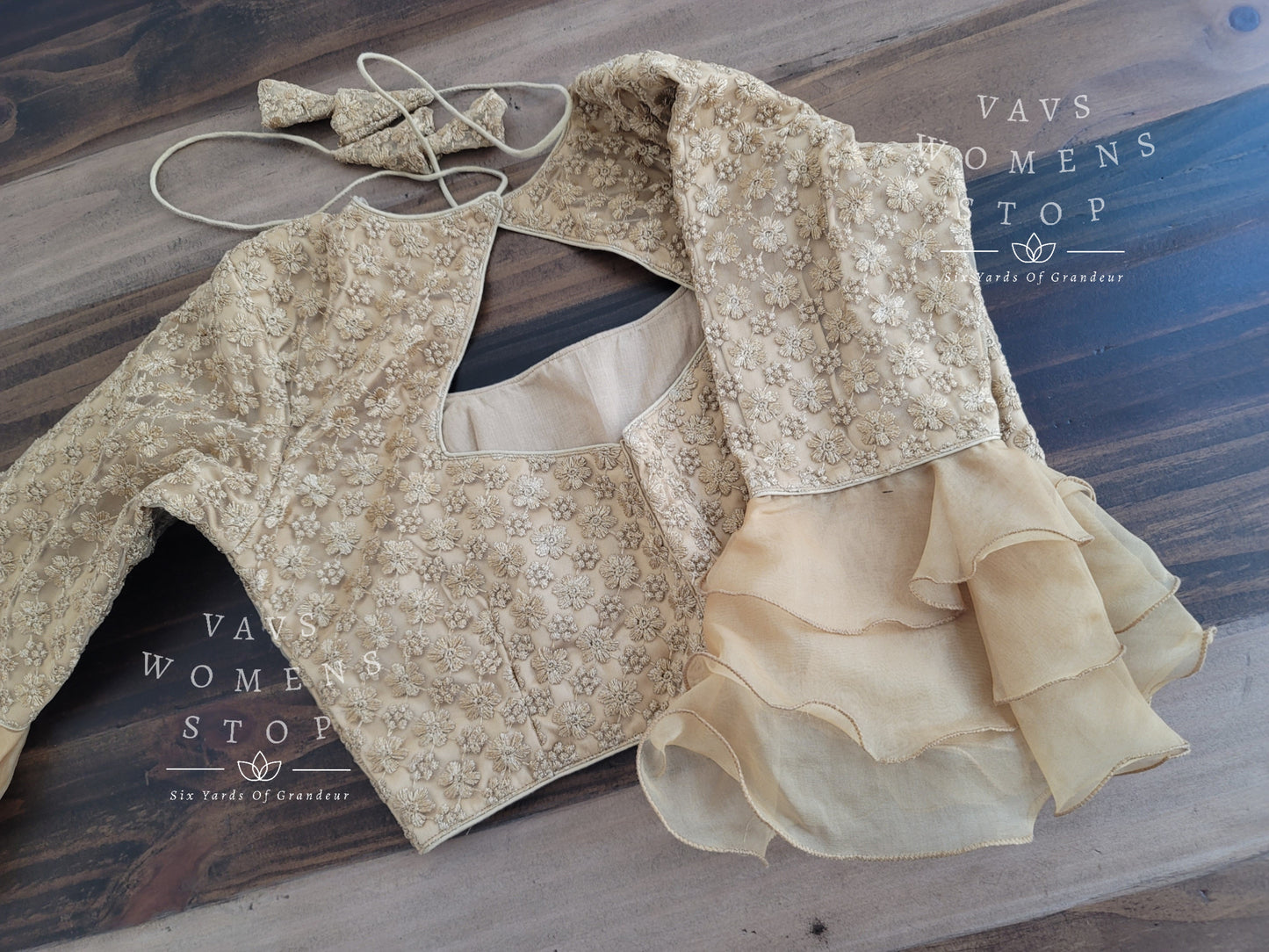 Gold Net Blouse