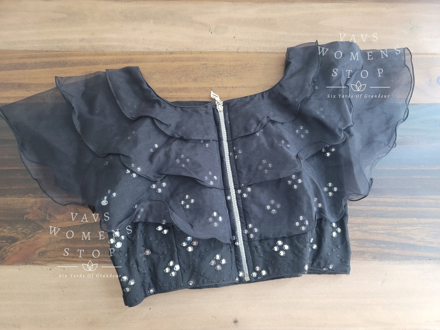 Foil Mirror Blouse