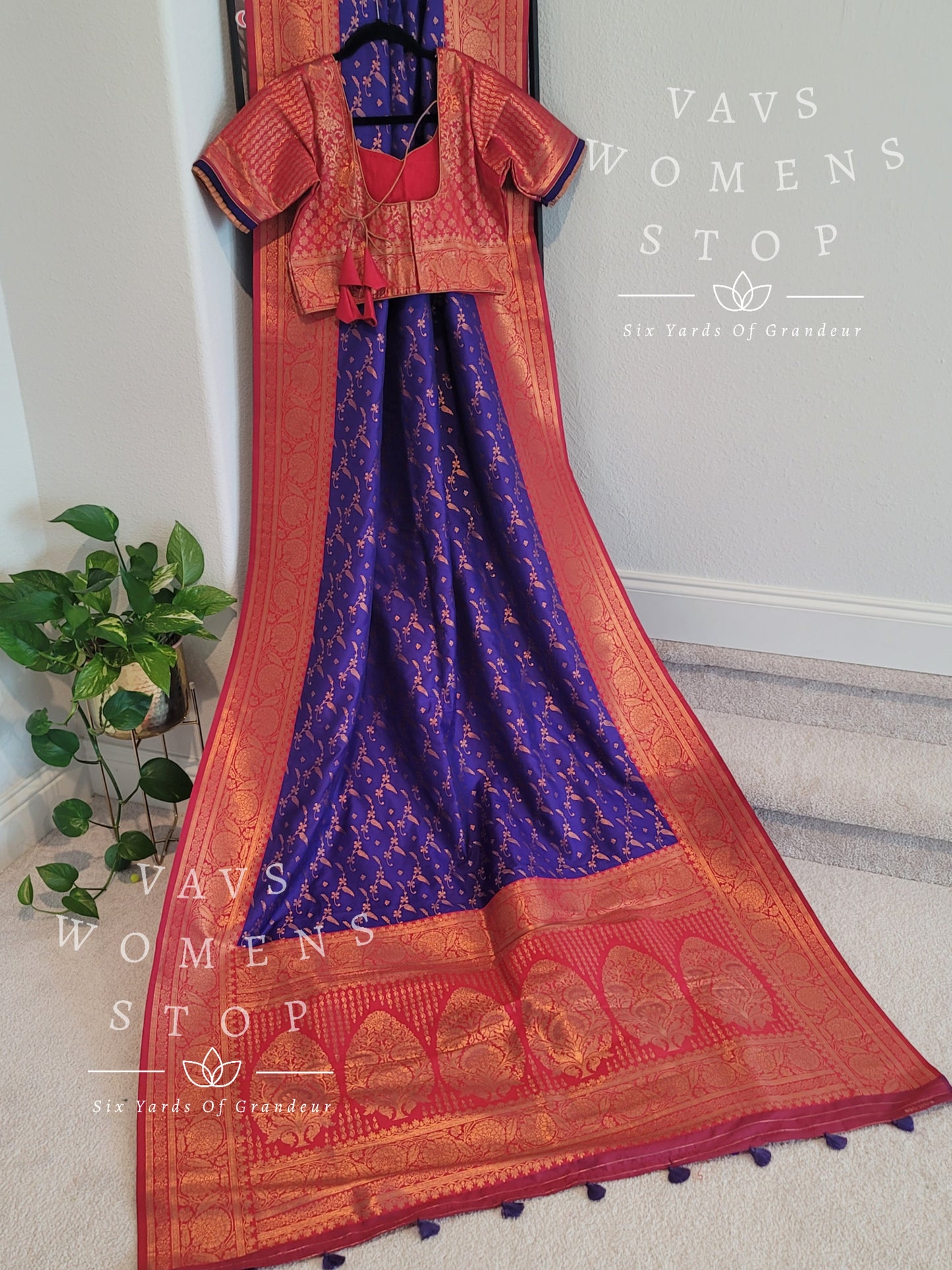 Benarasi Uppada Soft Silk Designer Saree - Blouse