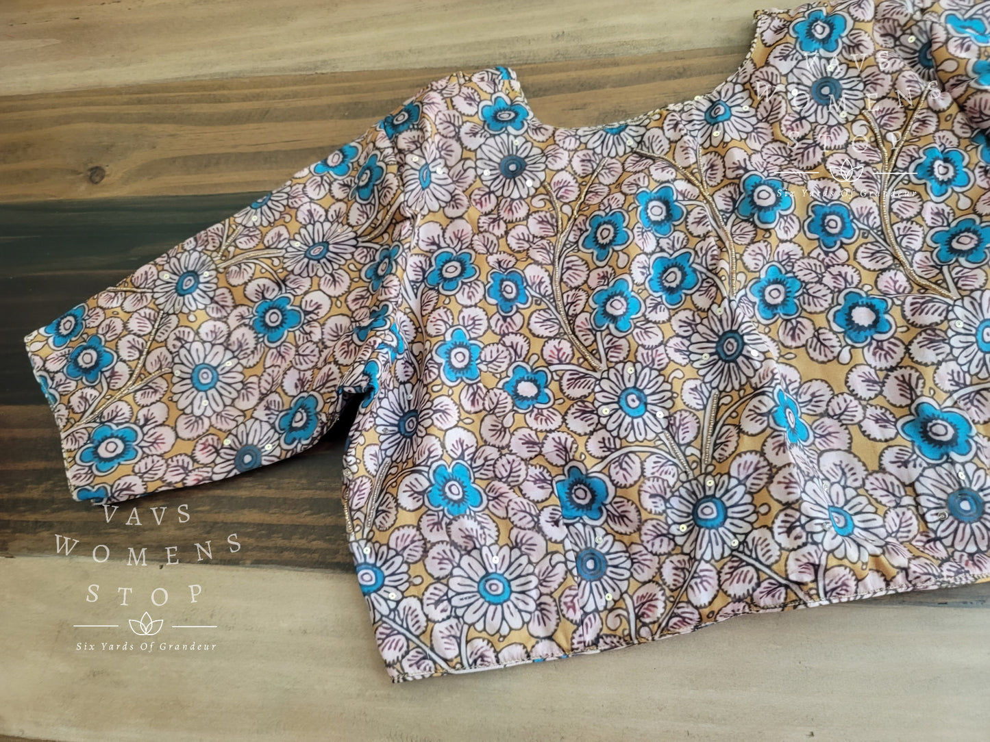 Kalamkari Silk Blouse