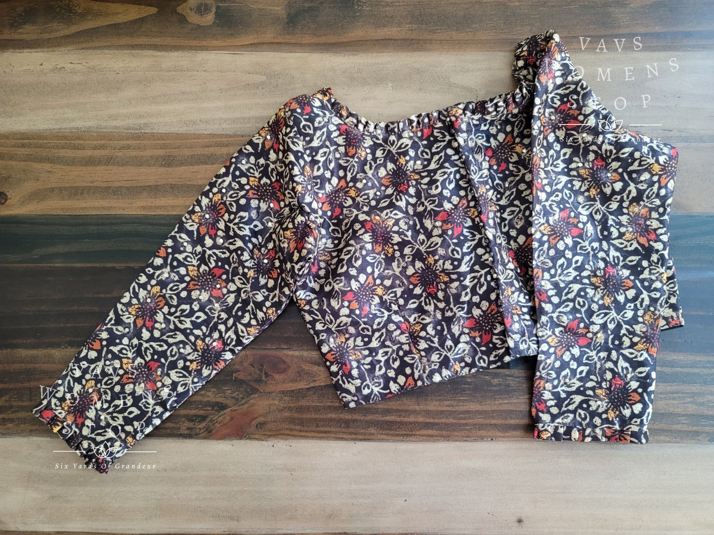 Kalamkari Full Sleeves Blouse