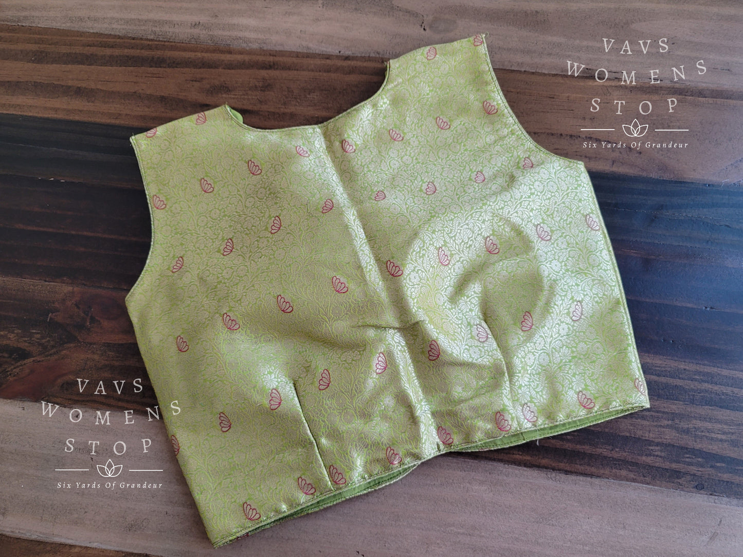 Sleeveless Benarasi Brocade Blouse