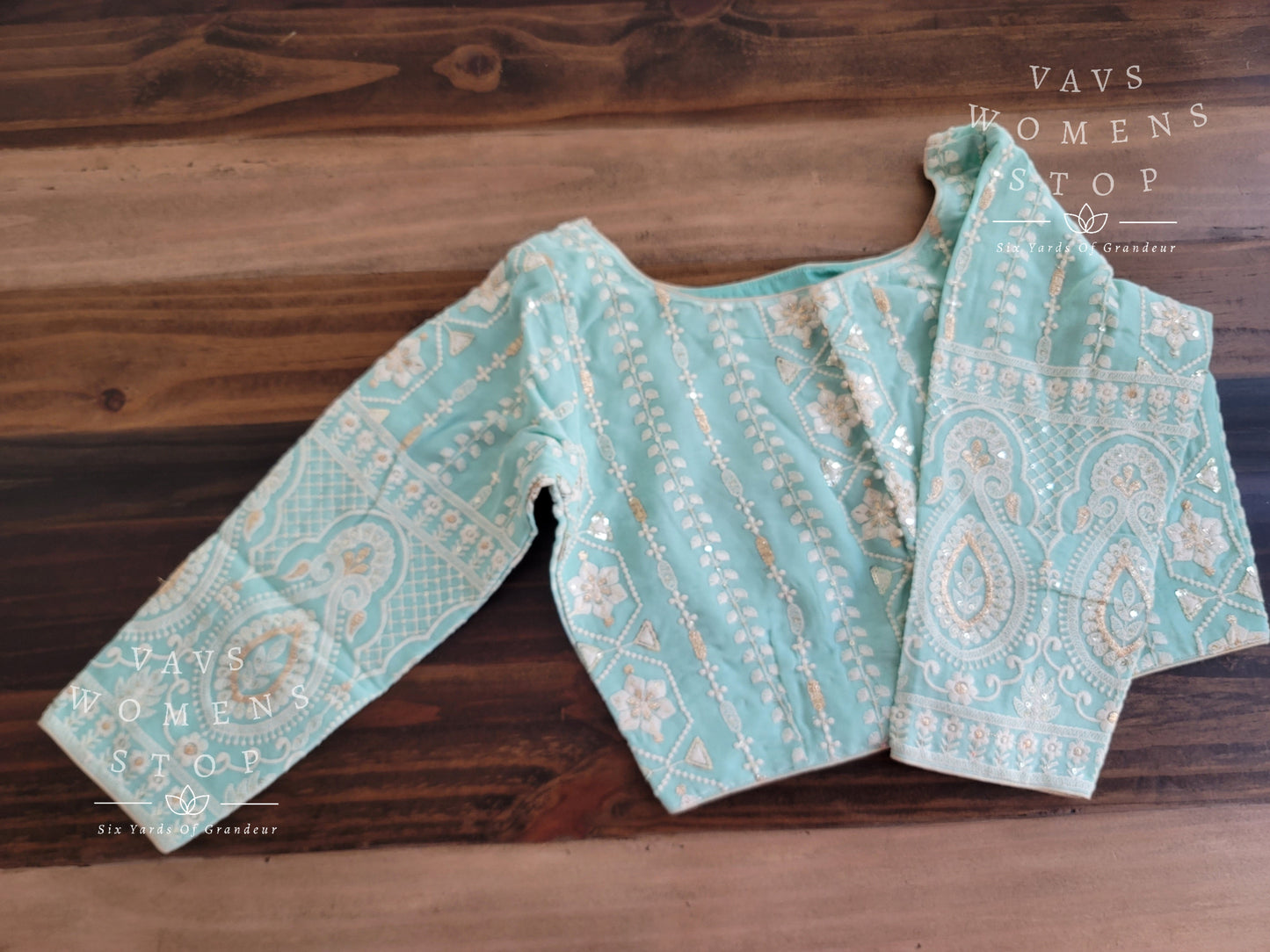 Pure Georgette Chikankari Blouse