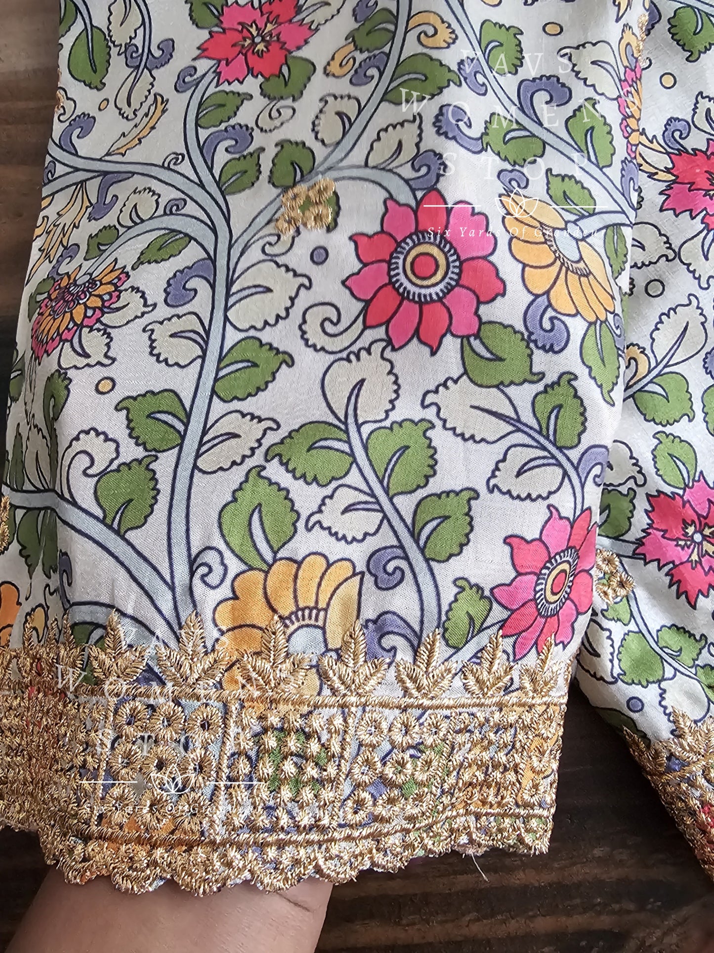 Kalamkari Silk Duppata
