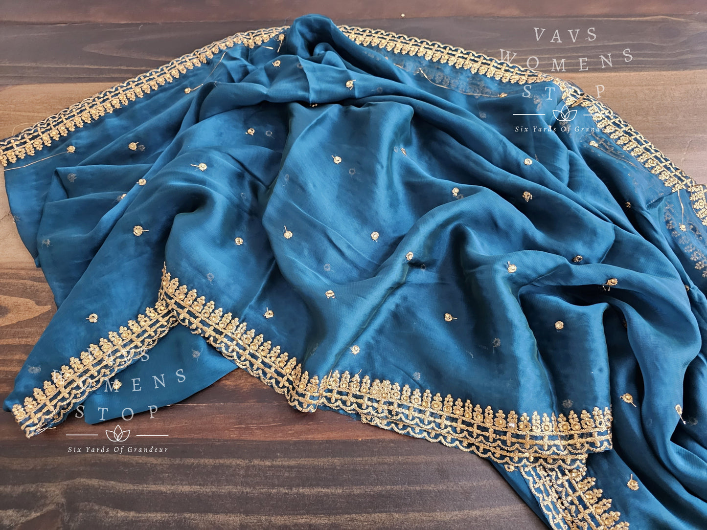 Soft Georgette Cutwork Duppata