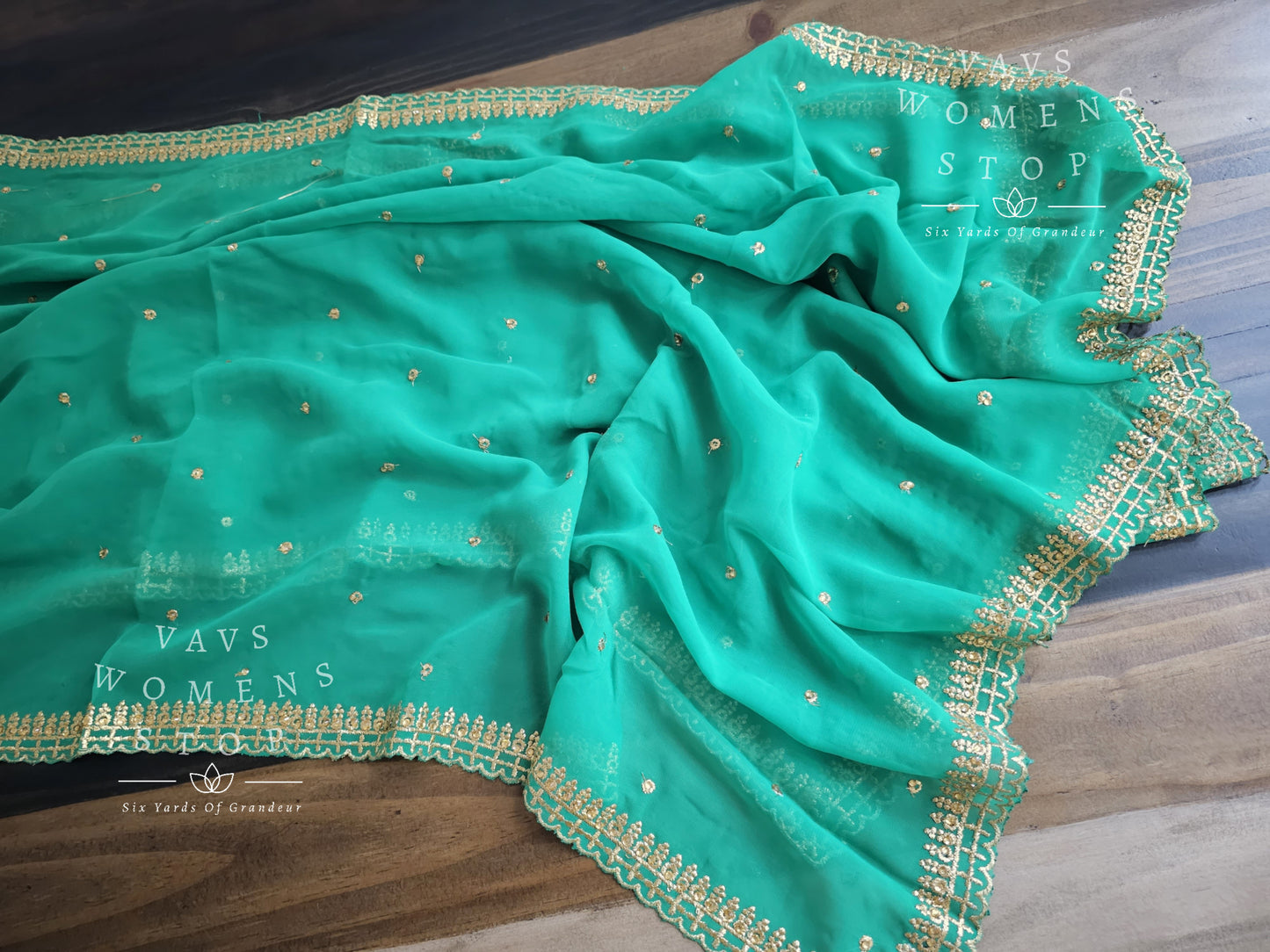 Soft Georgette Cutwork Duppata