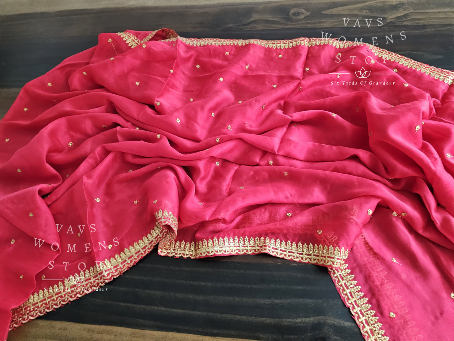Soft Georgette Cutwork Duppata