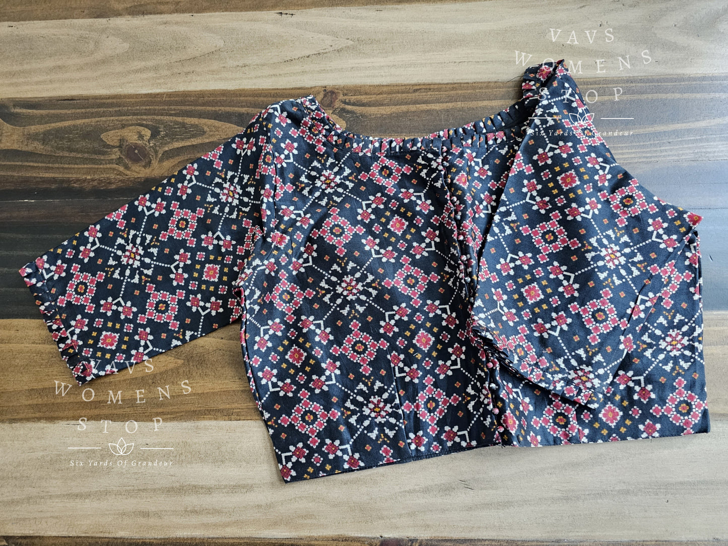 Pure Chanderi Kalamkari Blouse