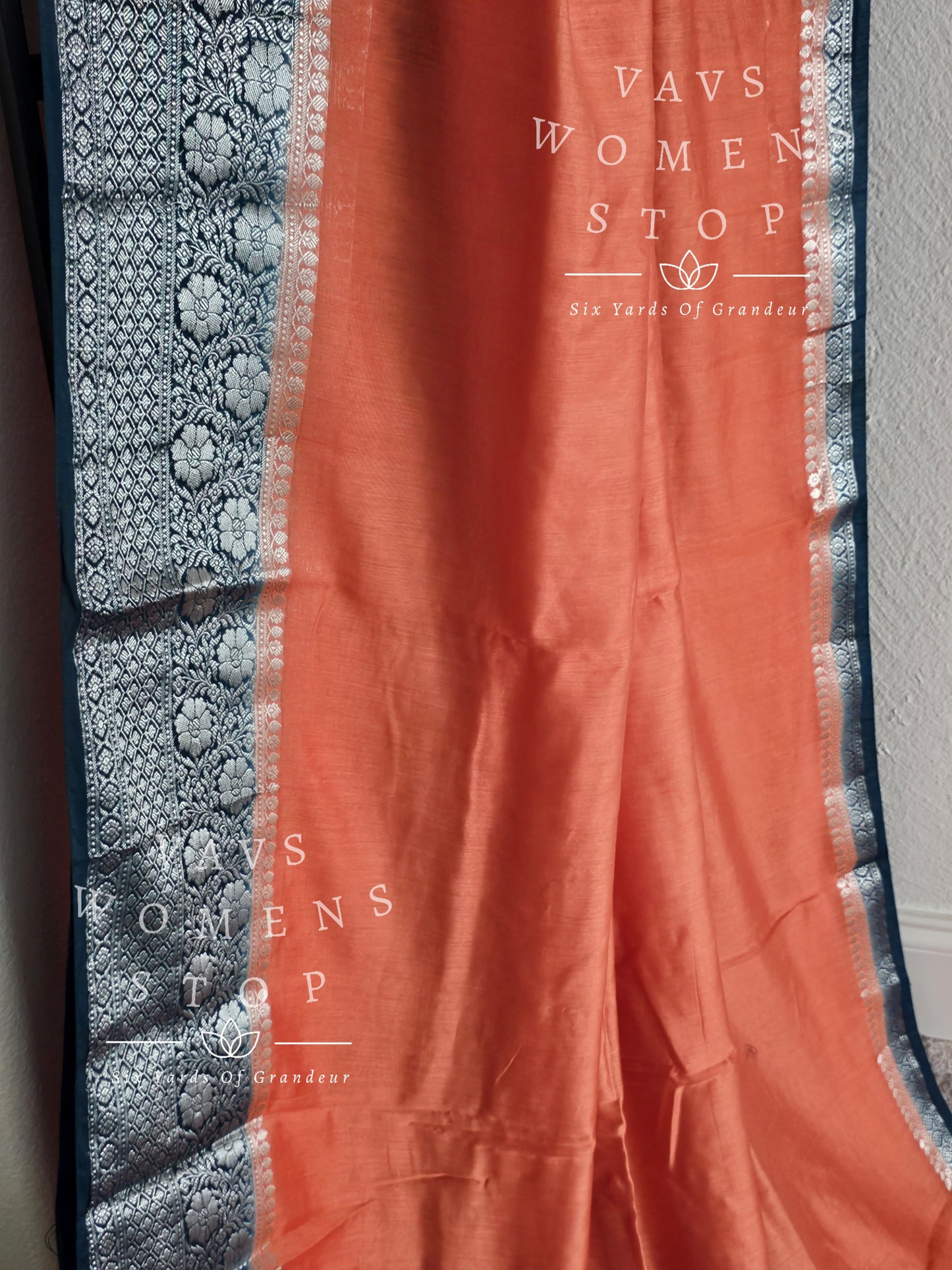 Soft Mul Chanderi Benarasi Saree - Blouse