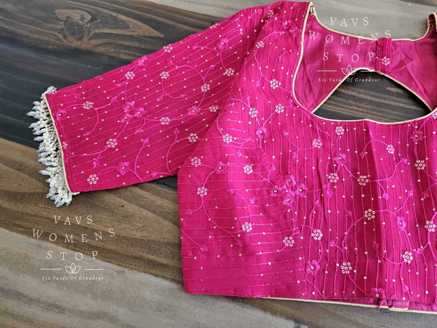 Georgette Sequins Blouse