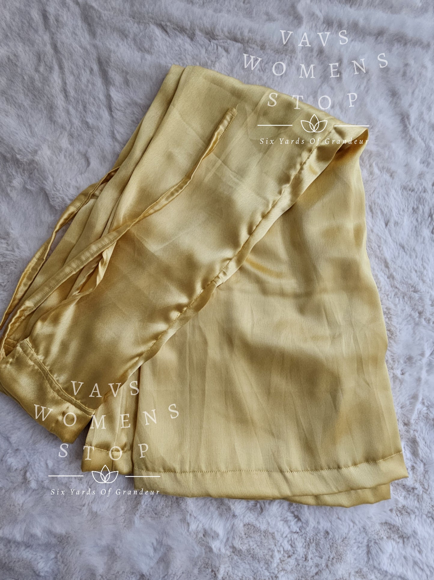 Light Gold Color Satin Petticoat