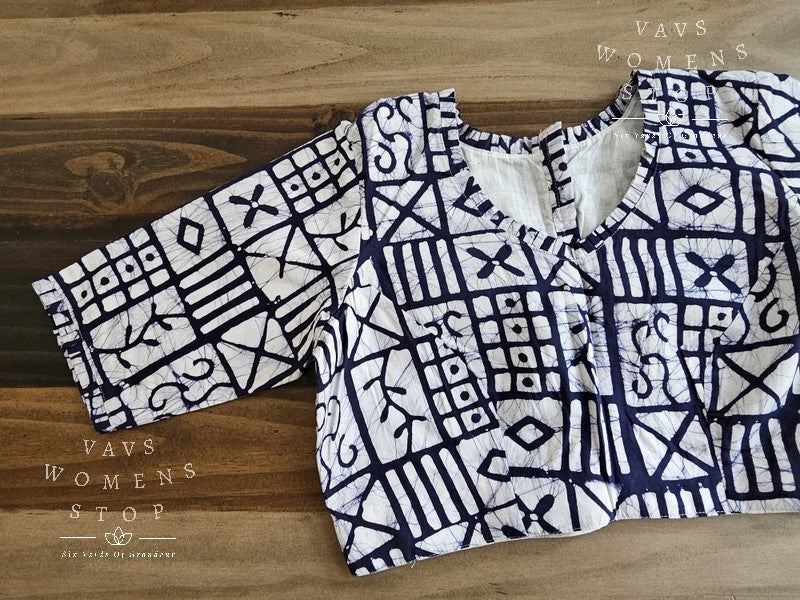 Linen By Linen Saree - Mul Cotton Blouse