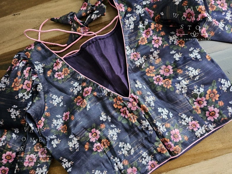 Floral Silk Blouse