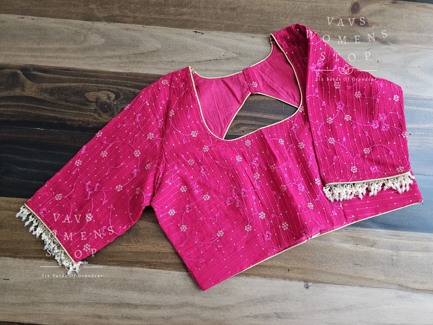 Georgette Sequins Blouse