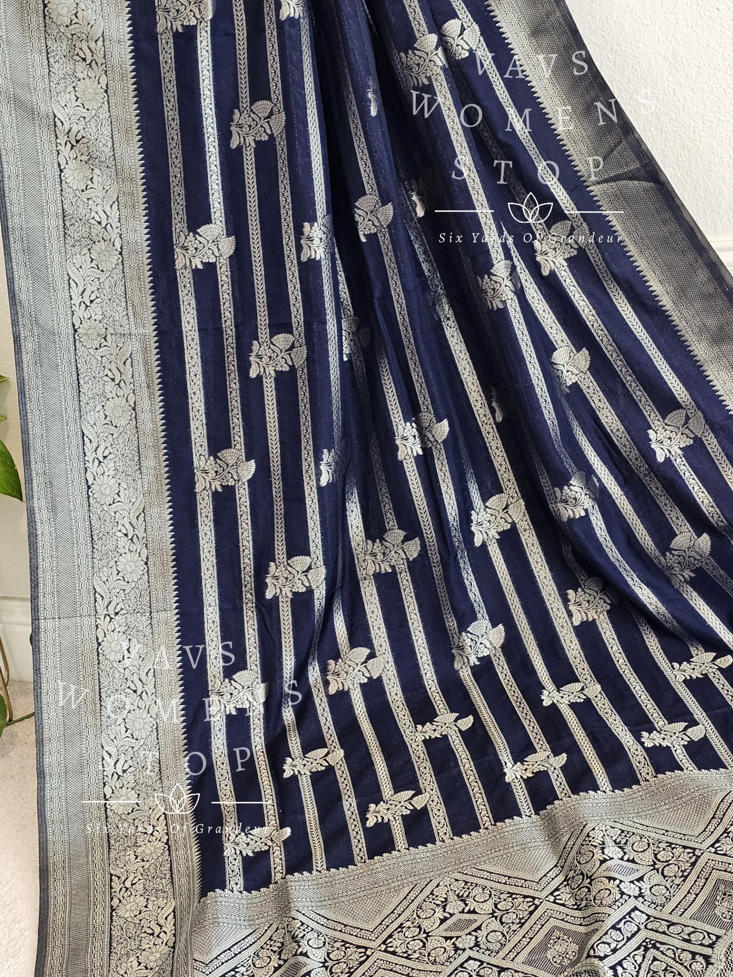 Semi Crepe Benarasi Silk Saree