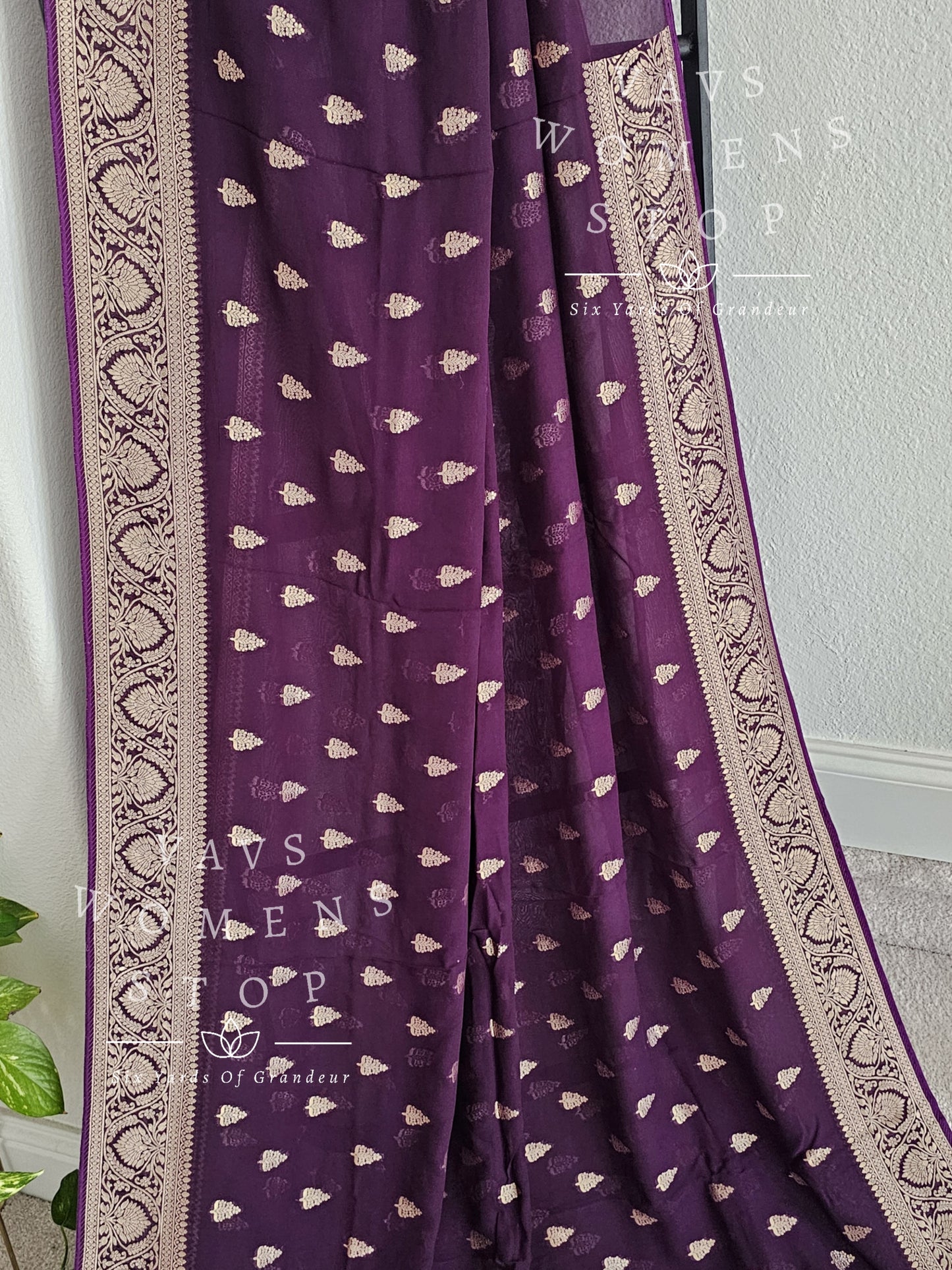 Designer Viscose Georgette Silk Saree