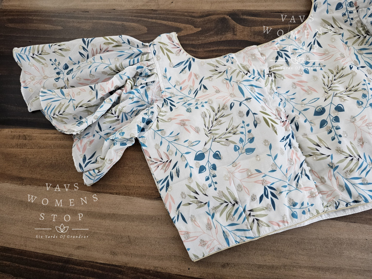 Ruffle Sleeves Blouse