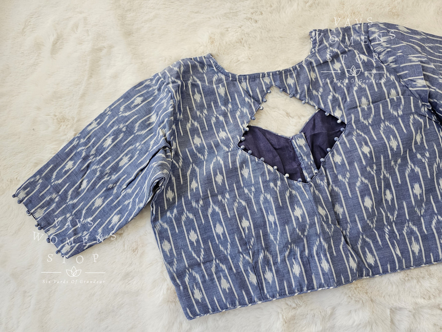 Ikkat Sico Cotton Blouse