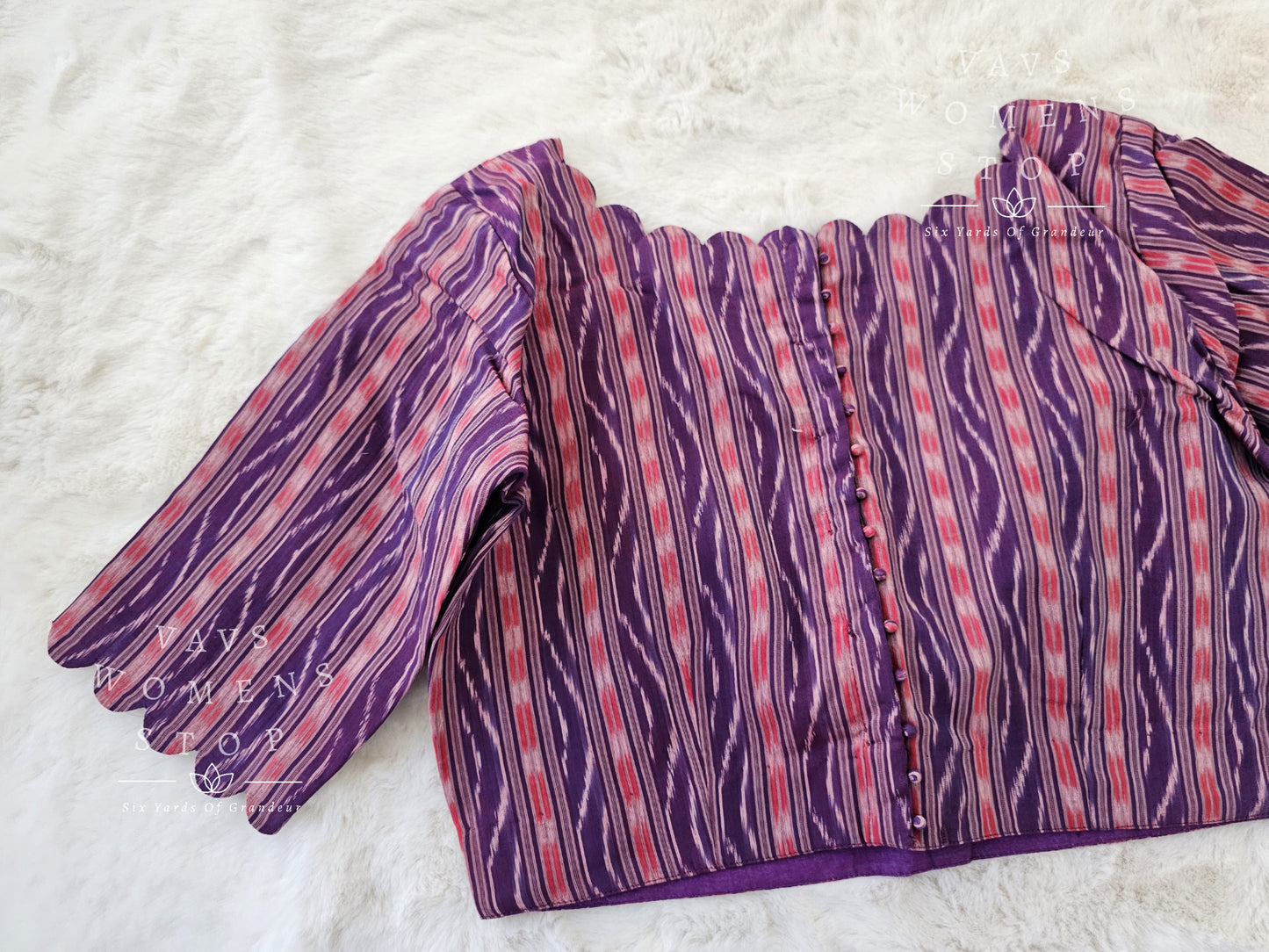 Ikkat Sico Cotton Blouse