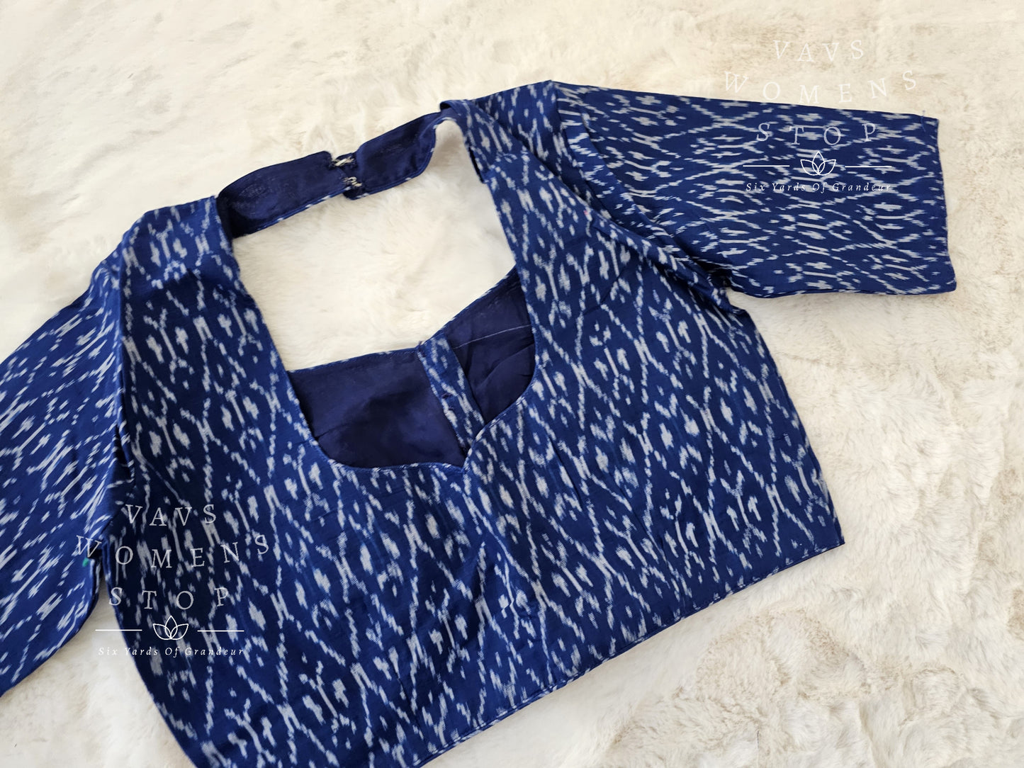 Ikkat Sico Cotton Blouse