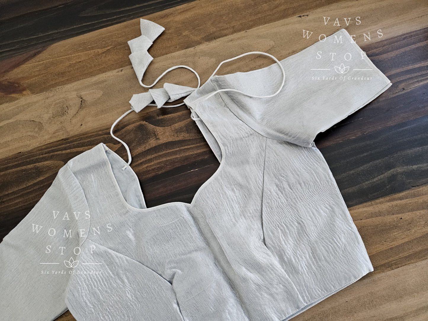 Silver Crush Tissue Blouse