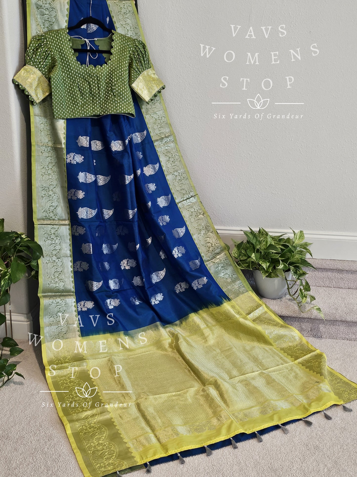 Pure Venkatagiri Pattu Silk Saree - Blouse