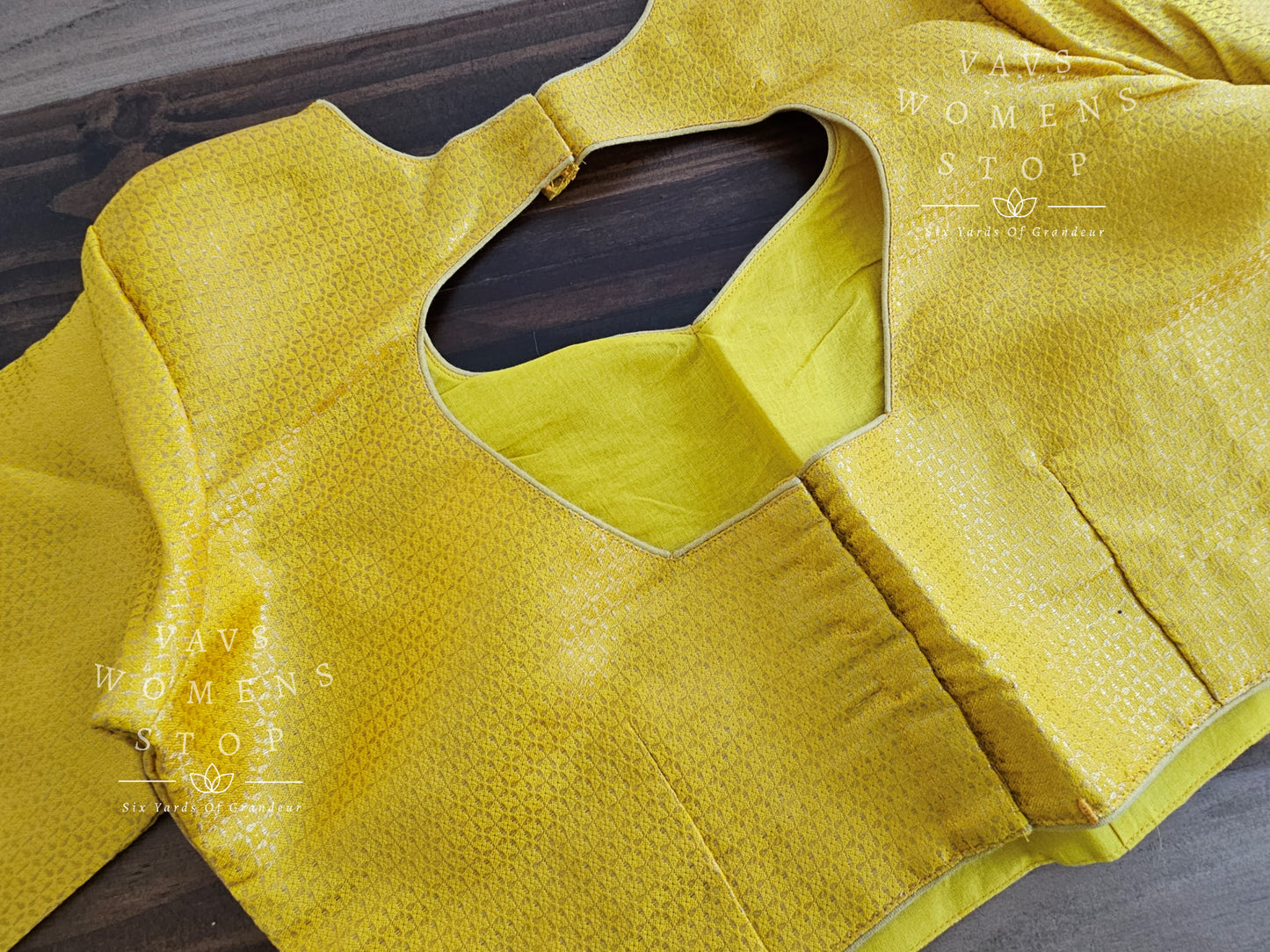 Yellow Benarasi Blouse
