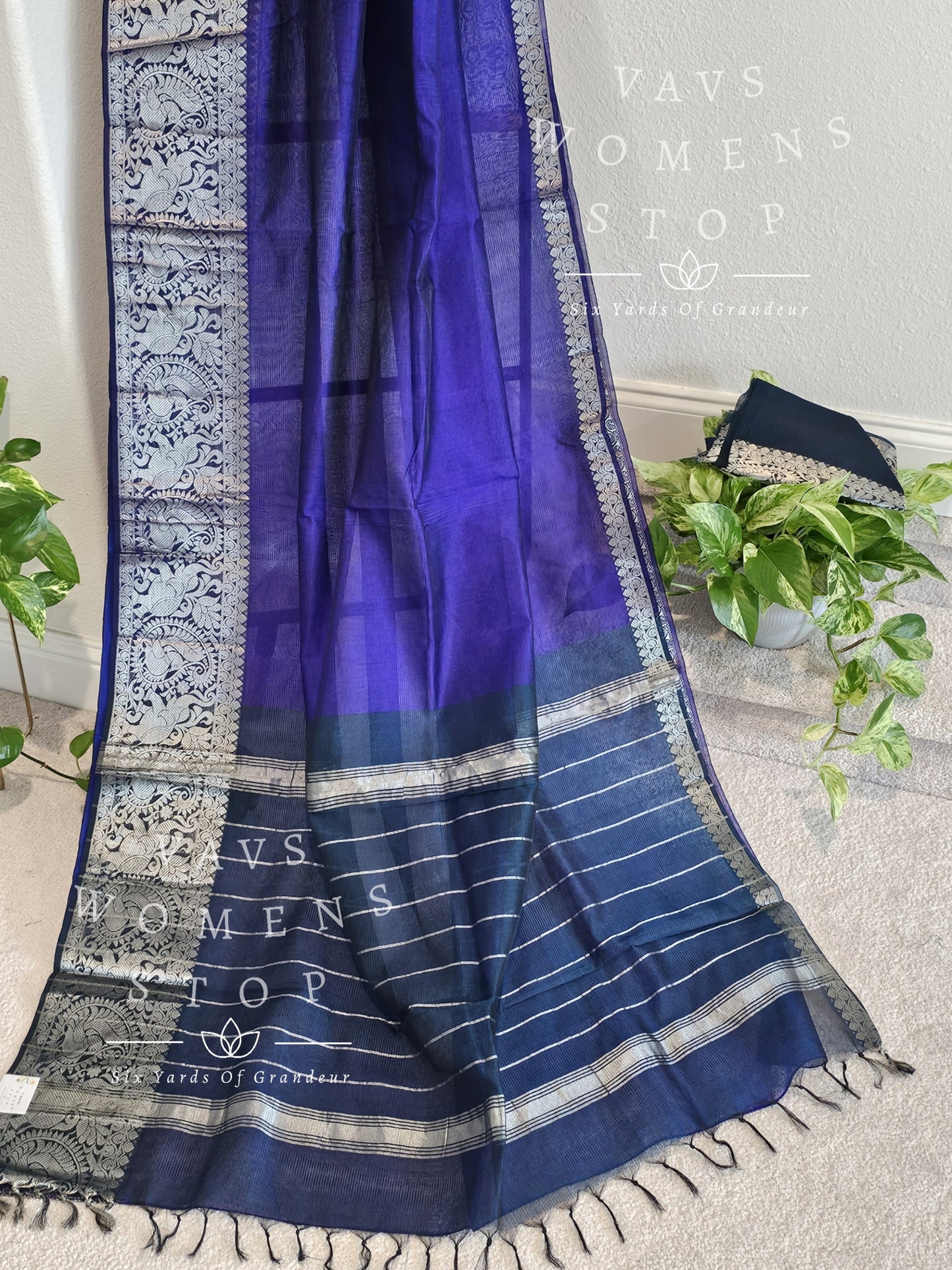 Mangalagiri Pattu Kanchi Border Saree