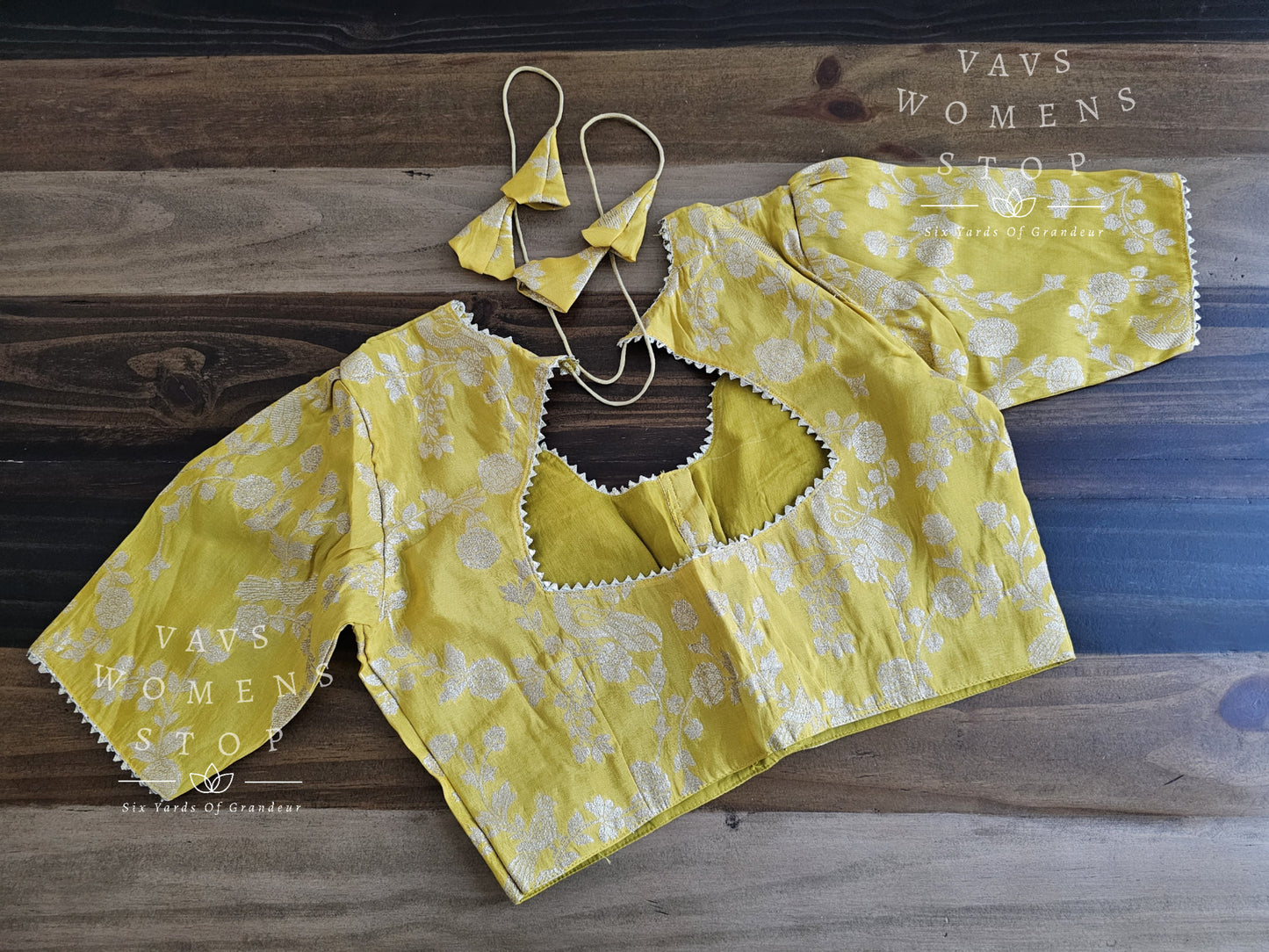 Gadwal Crepe Silk Tissue Blouse