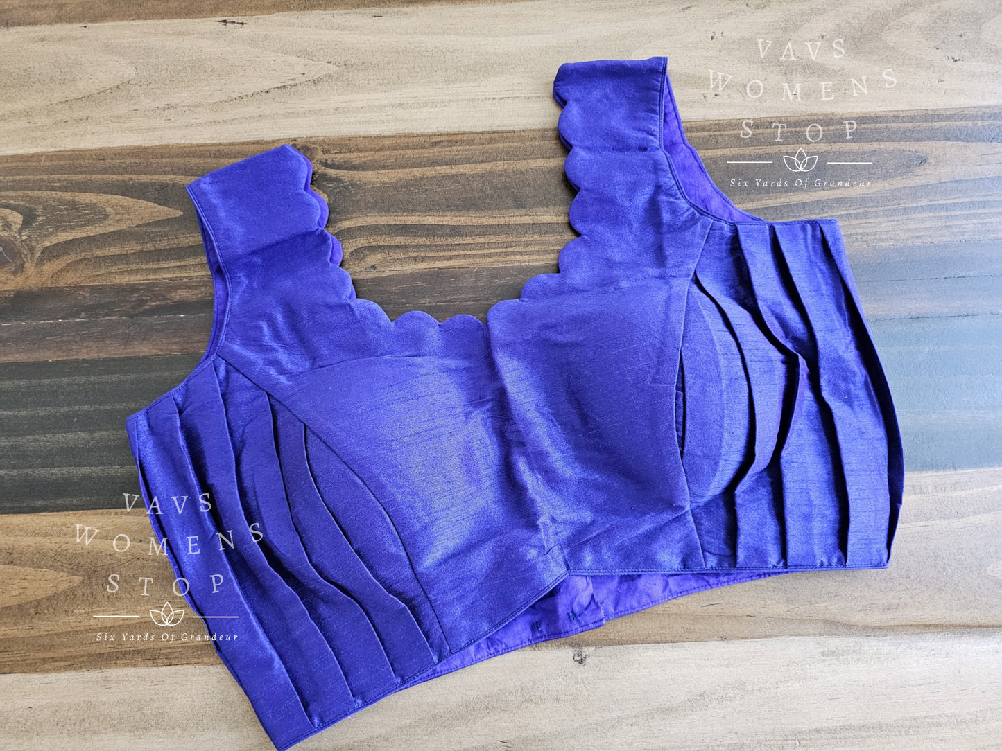 Semi Rawsilk Sleeveless Blouse