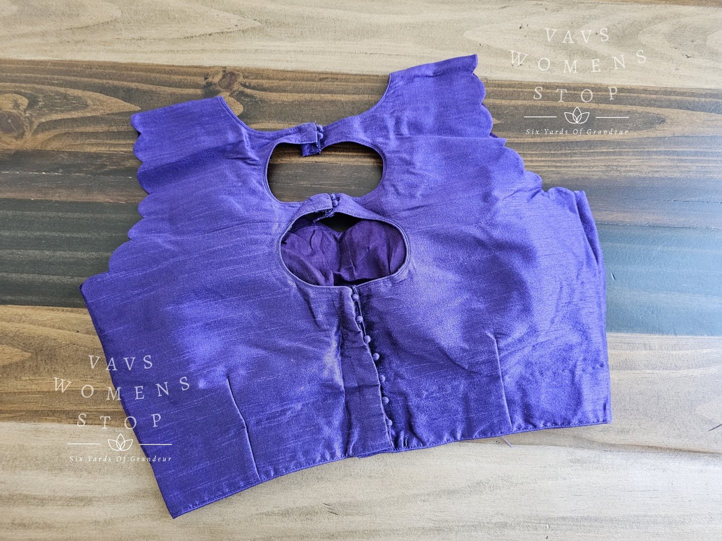 Semi Rawsilk Sleeveless Blouse