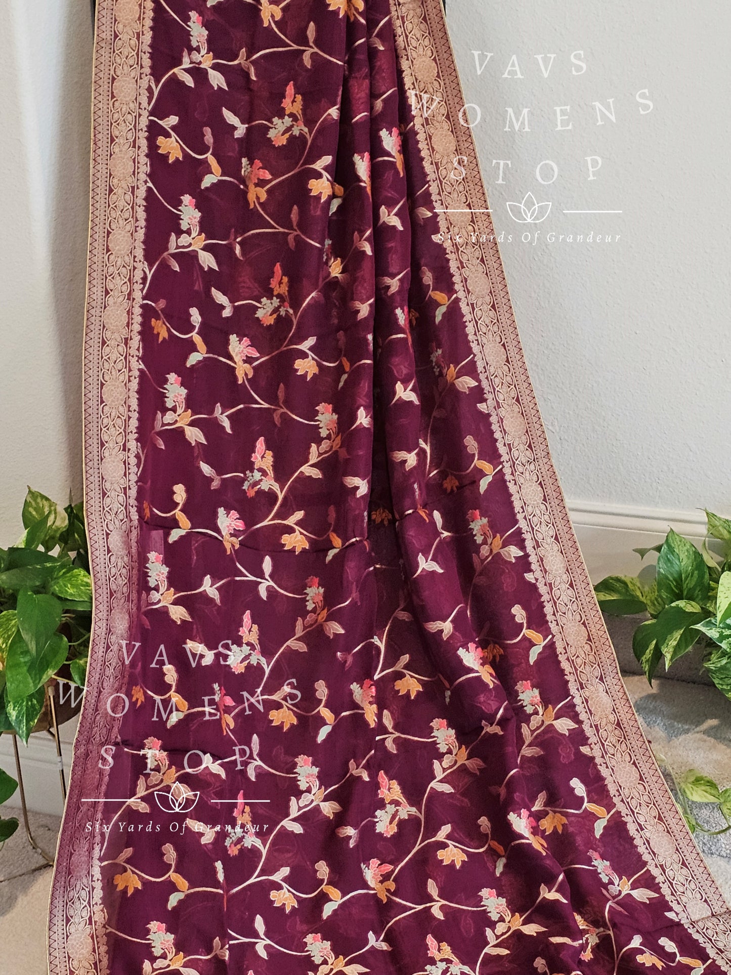 Designer Soft Organza Silk Saree
