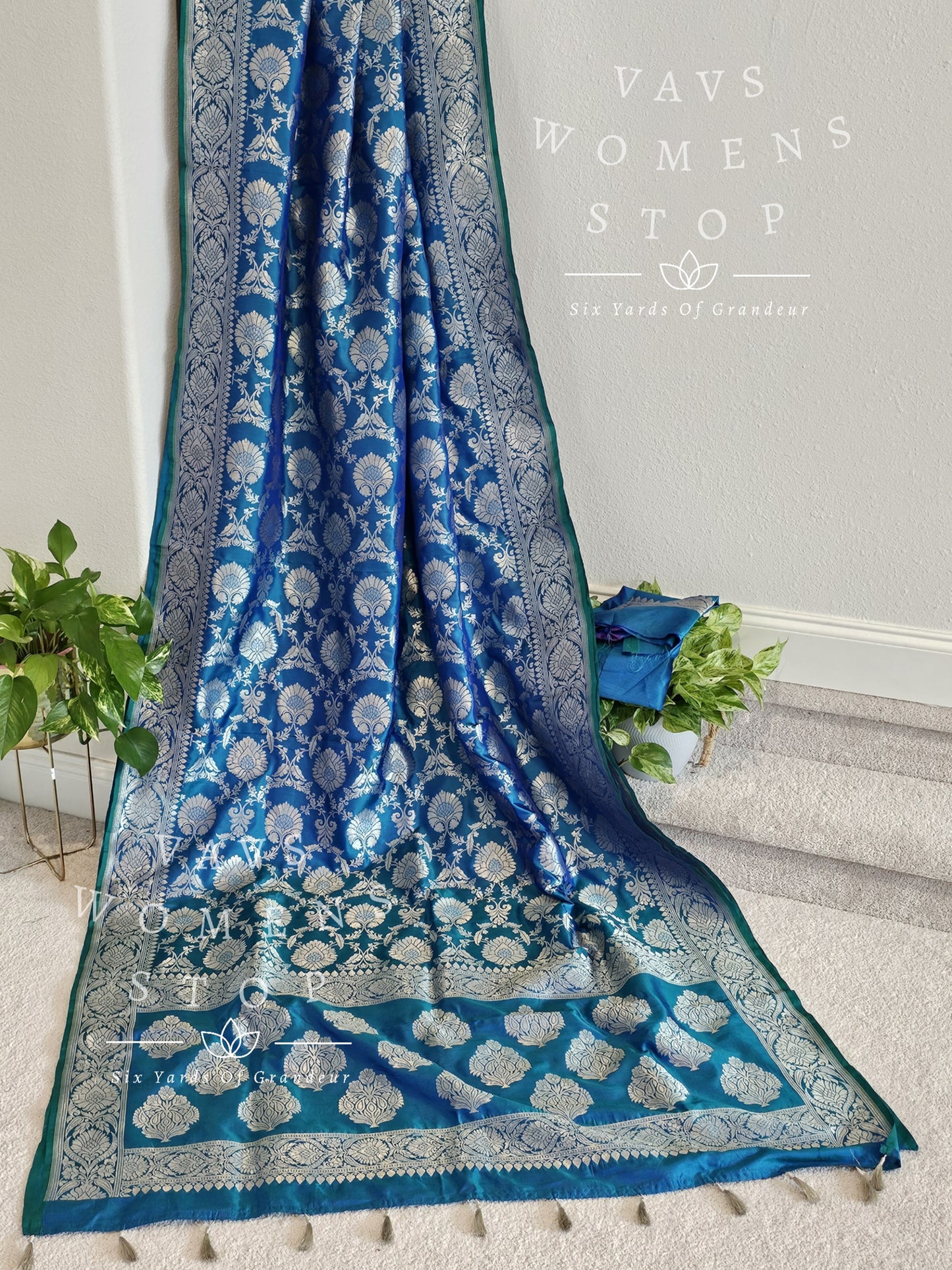 Pure Benarasi Katan Silk All Over Designer Saree