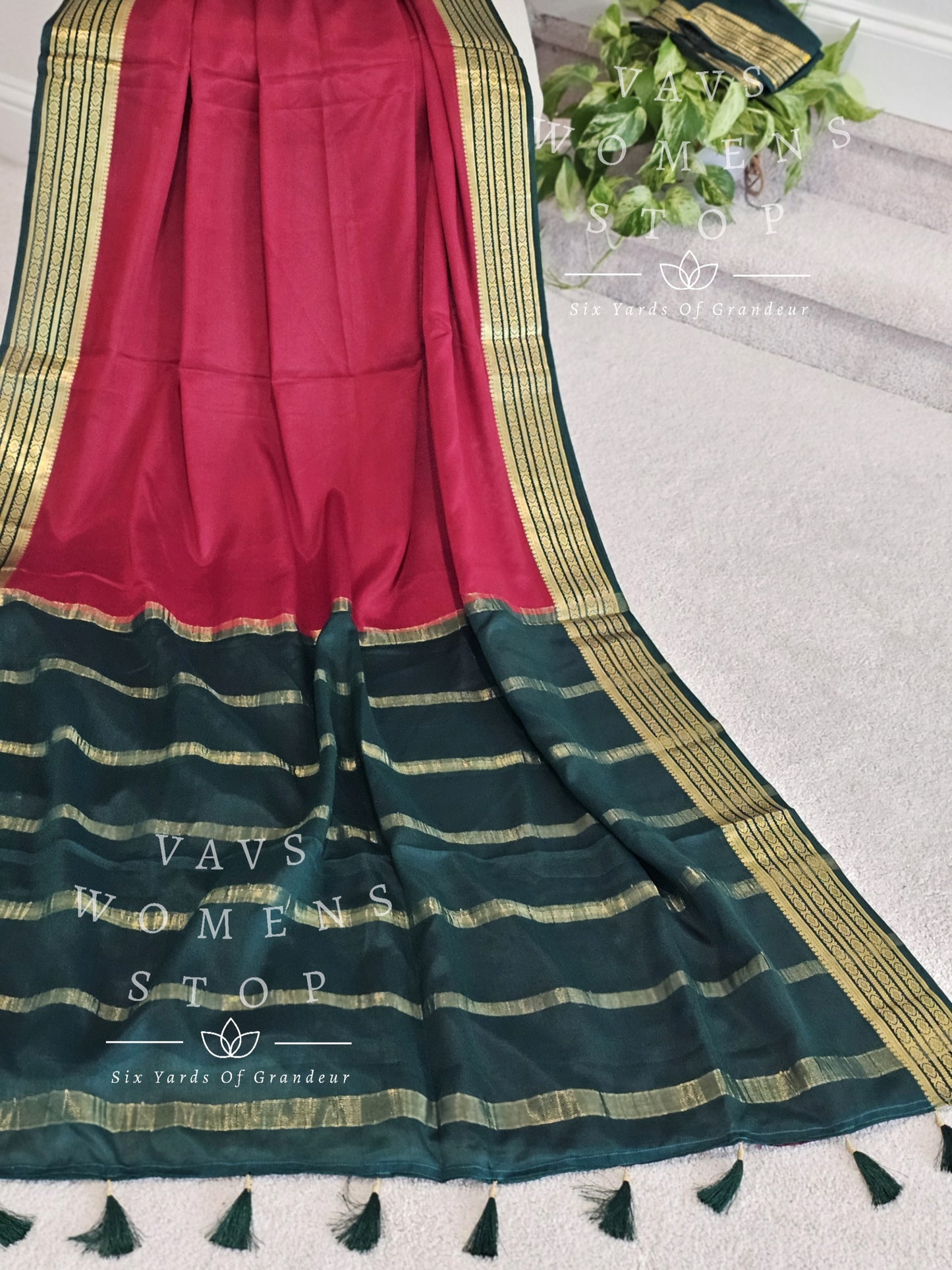 Pure Mysore Crepe Silk Saree