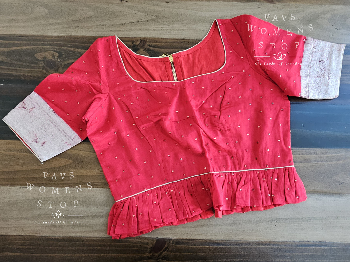 Chinon Chiffon Croptop Blouse