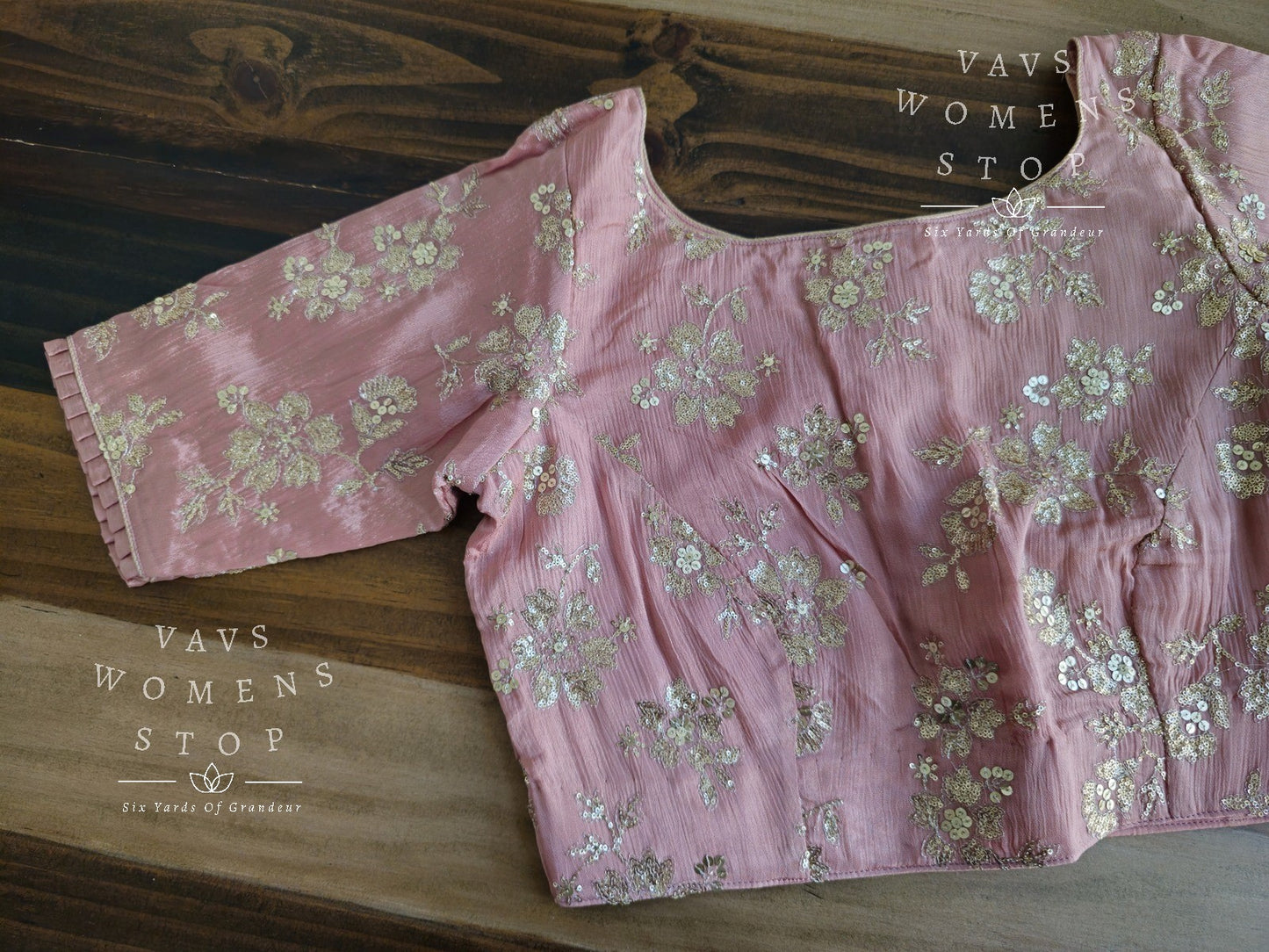 Chinon Chiffon Sequins Blouse