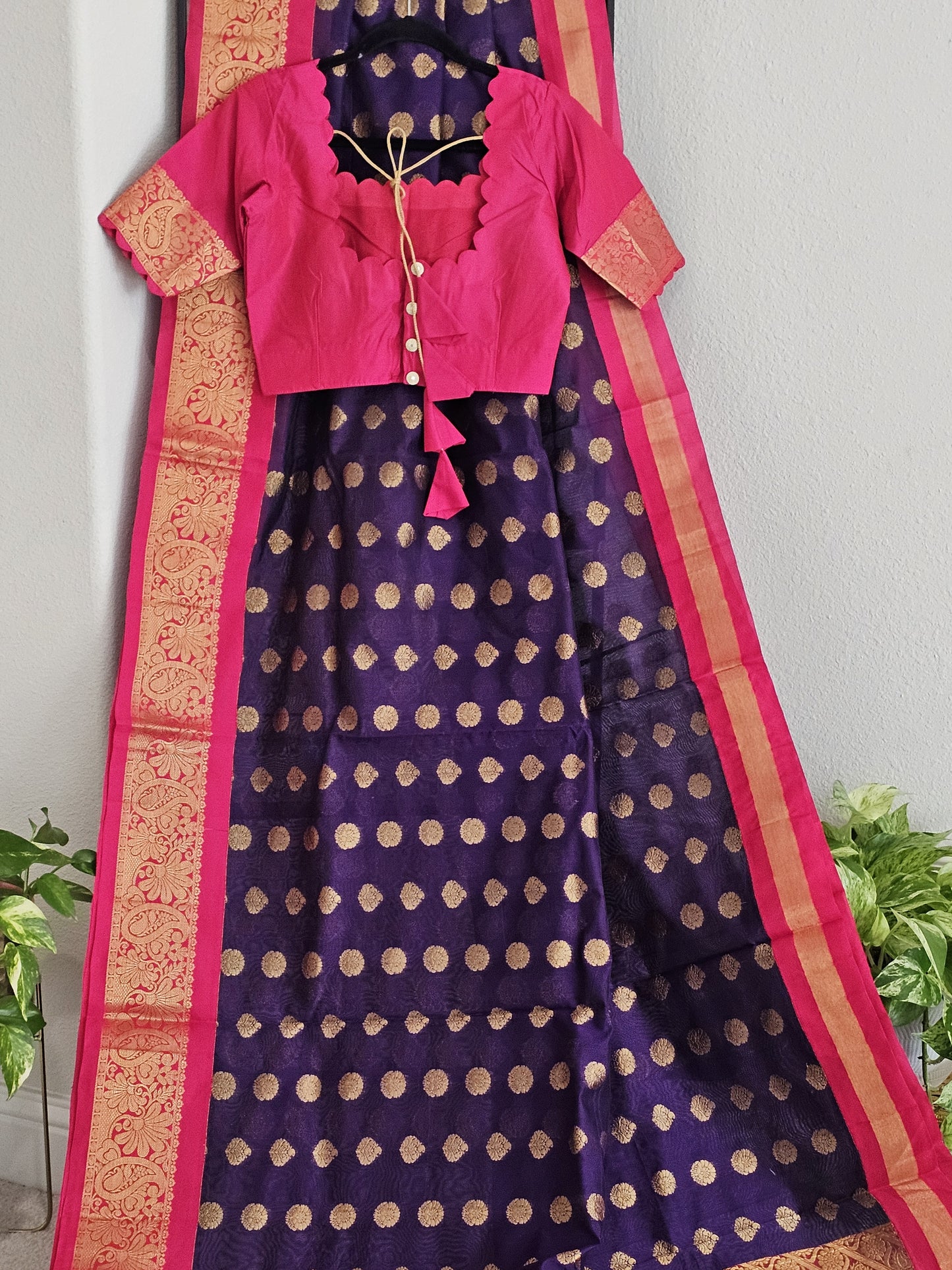 Chanderi Kuppadam Saree - Blouse