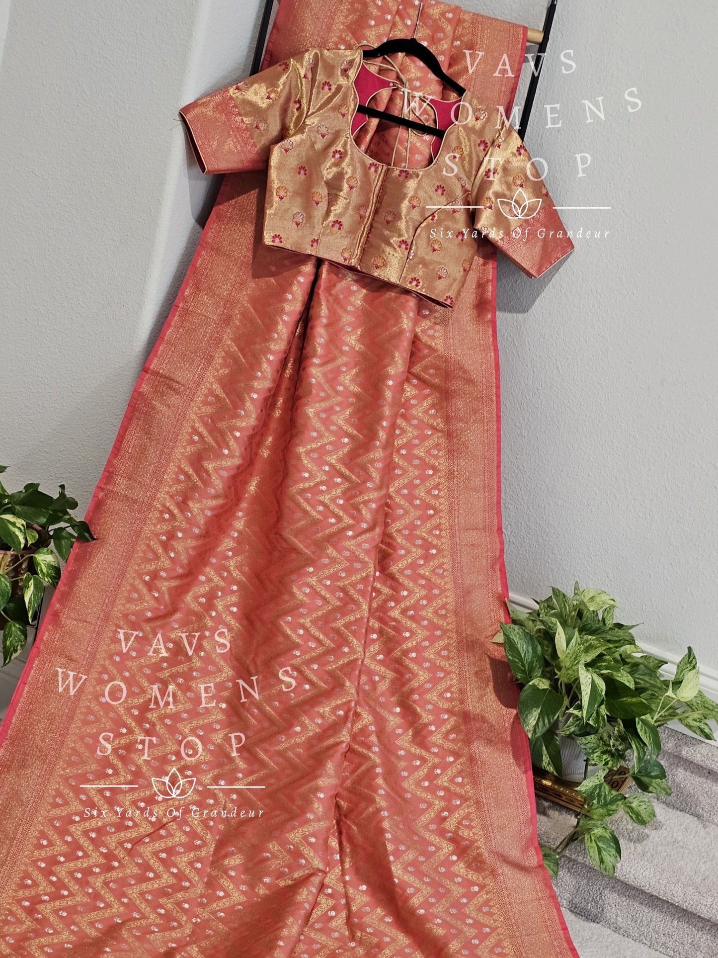 Benarasi Soft Katan Silk Saree - Blouse