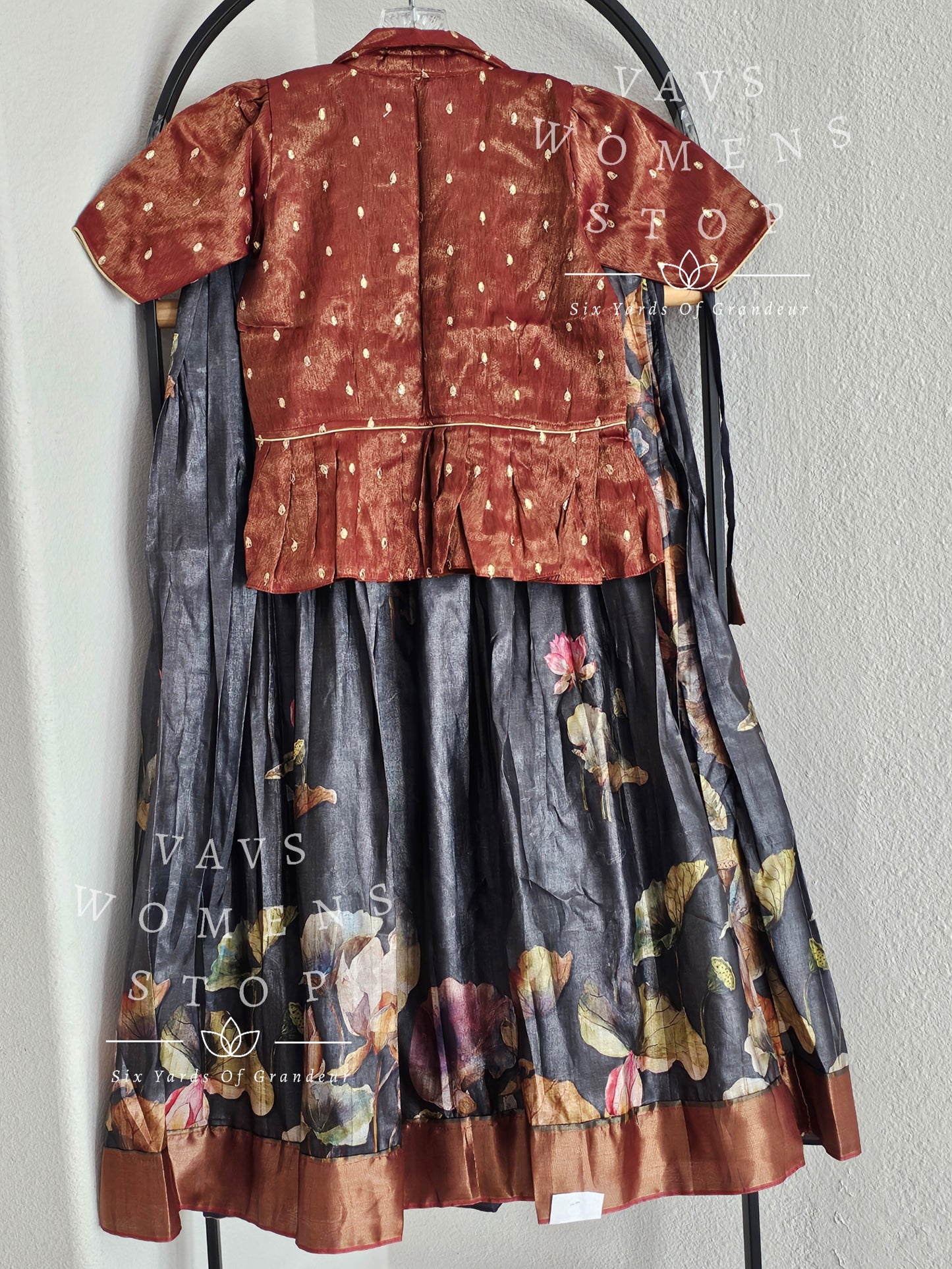 Tussar Silk Lehenga - Blouse