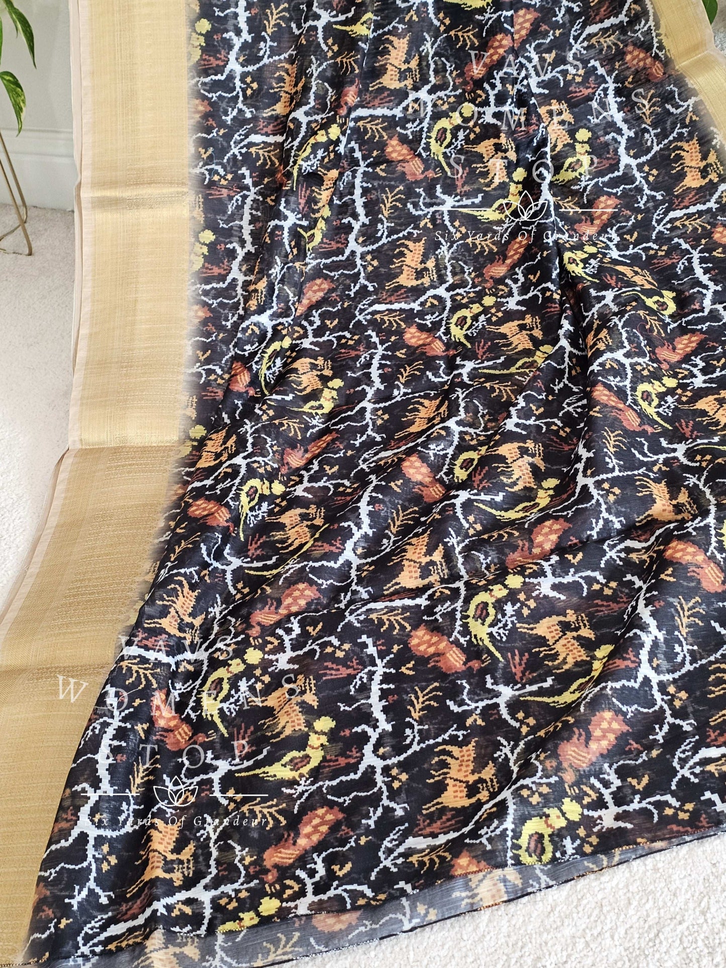 Linen Cotton Saree