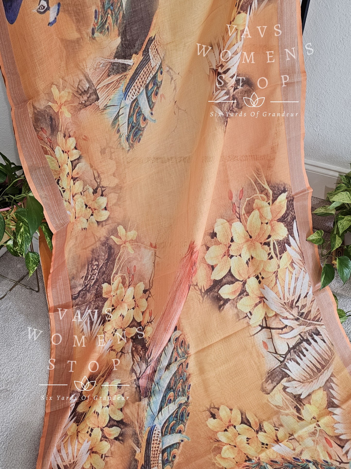 Linen Cotton Saree